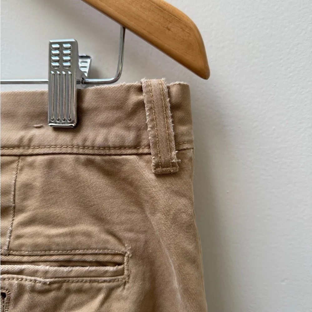 J Crew Men's Broken In Regular Fit Dark Tan Chinos in Size 34W 32L.